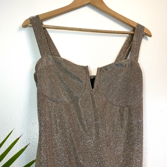 NWT CHARLOTTE RUSSE Sparkly Bodycon Dress - Picture 2 of 7